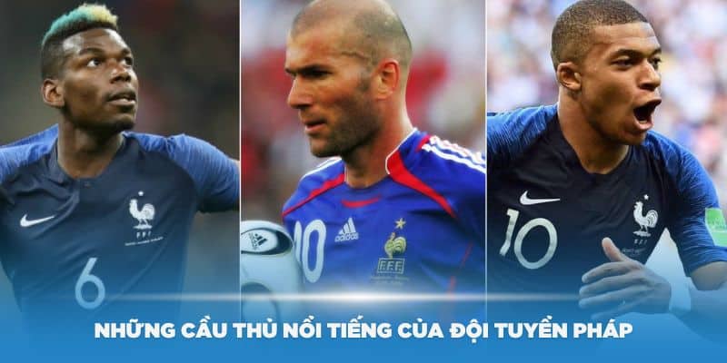 Những cầu thủ nổi tiếng của đội tuyển Pháp